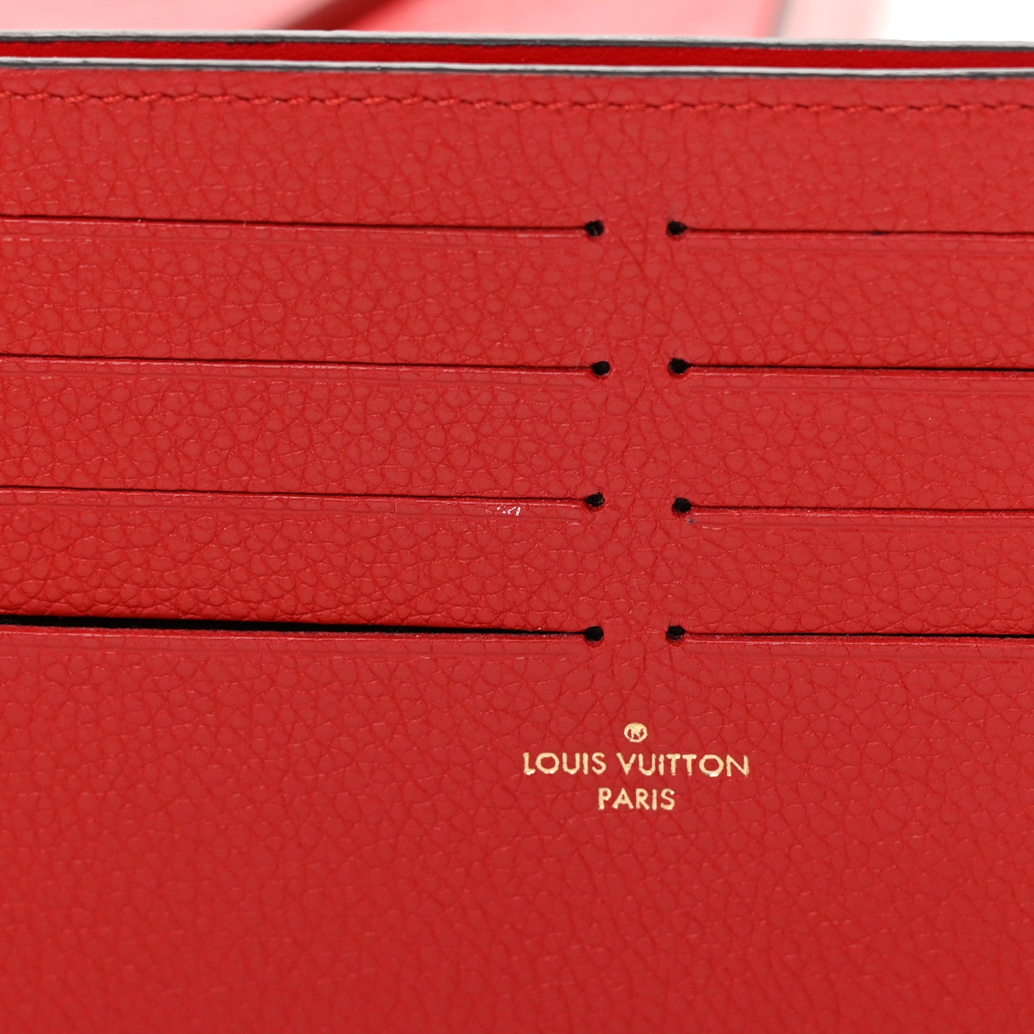 Louis Vuitton Empreinte Pochette Felicie Chain Wallet Scarlet 14 of 15