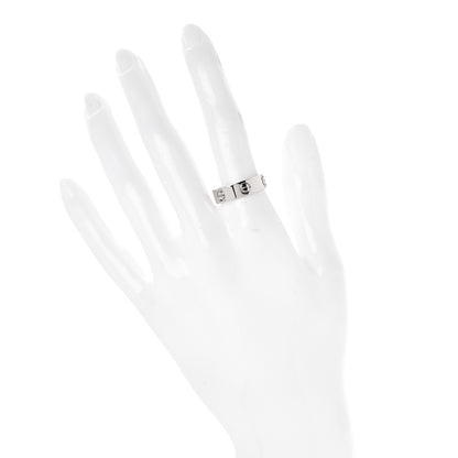 Cartier 18K White Gold 5.5mm LOVE Ring 55 7.25 2 of 5