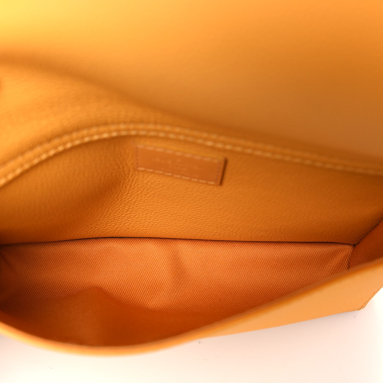 Louis Vuitton Grained Calfskin Aerogram Takeoff Sling Safran Yellow 6 of 9