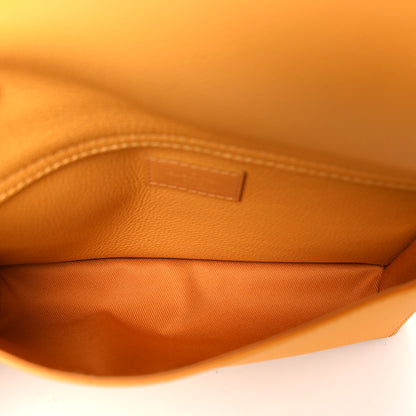 Louis Vuitton Grained Calfskin Aerogram Takeoff Sling Safran Yellow 6 of 9