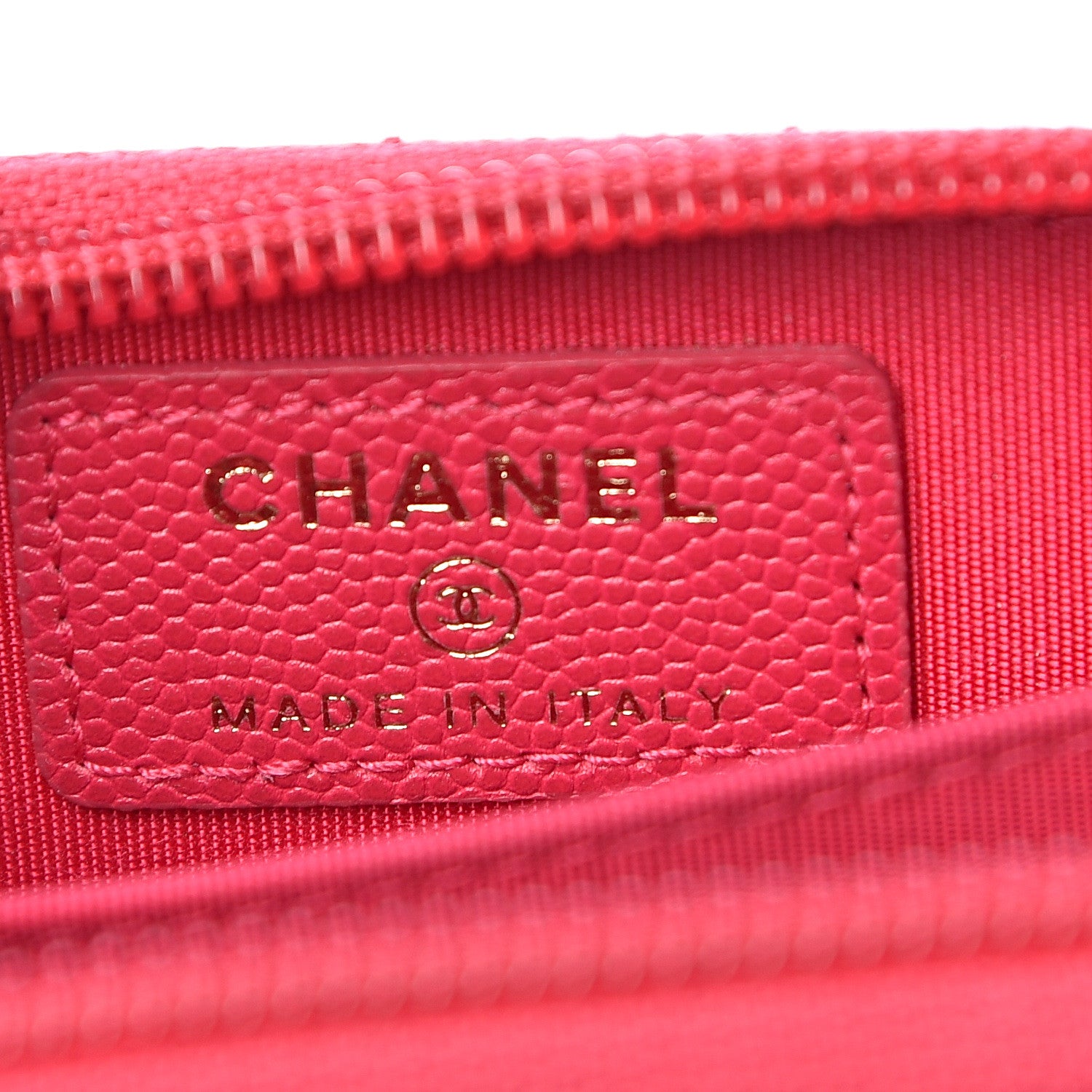 Chanel Caviar Quilted Boy Zip Around Coin Purse Wallet Dark Red 6 of 8