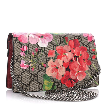 Gucci GG Supreme Monogram Blooms Super Mini Dionysus Shoulder Bag Beige Multicolor Dry Rose 3 of 12