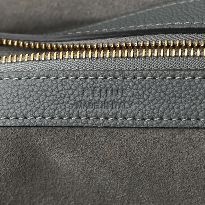 Celine Soft Grained Calfskin Small Belt Cabas Phantom Storm 6 of 10