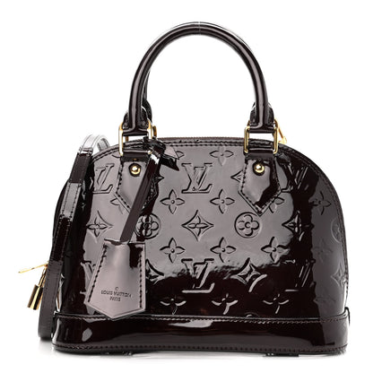 Louis Vuitton Vernis Alma BB Amarante 1 of 10