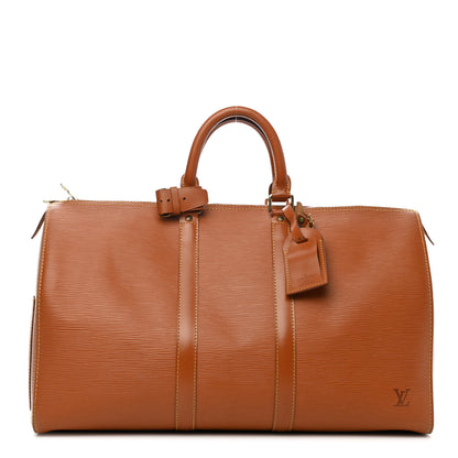 Louis Vuitton Epi Keepall 45 Cipango 1 of 16