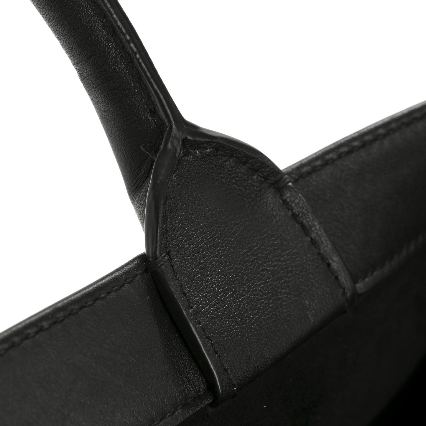 Calfskin Embossed Medium Book Tote Black