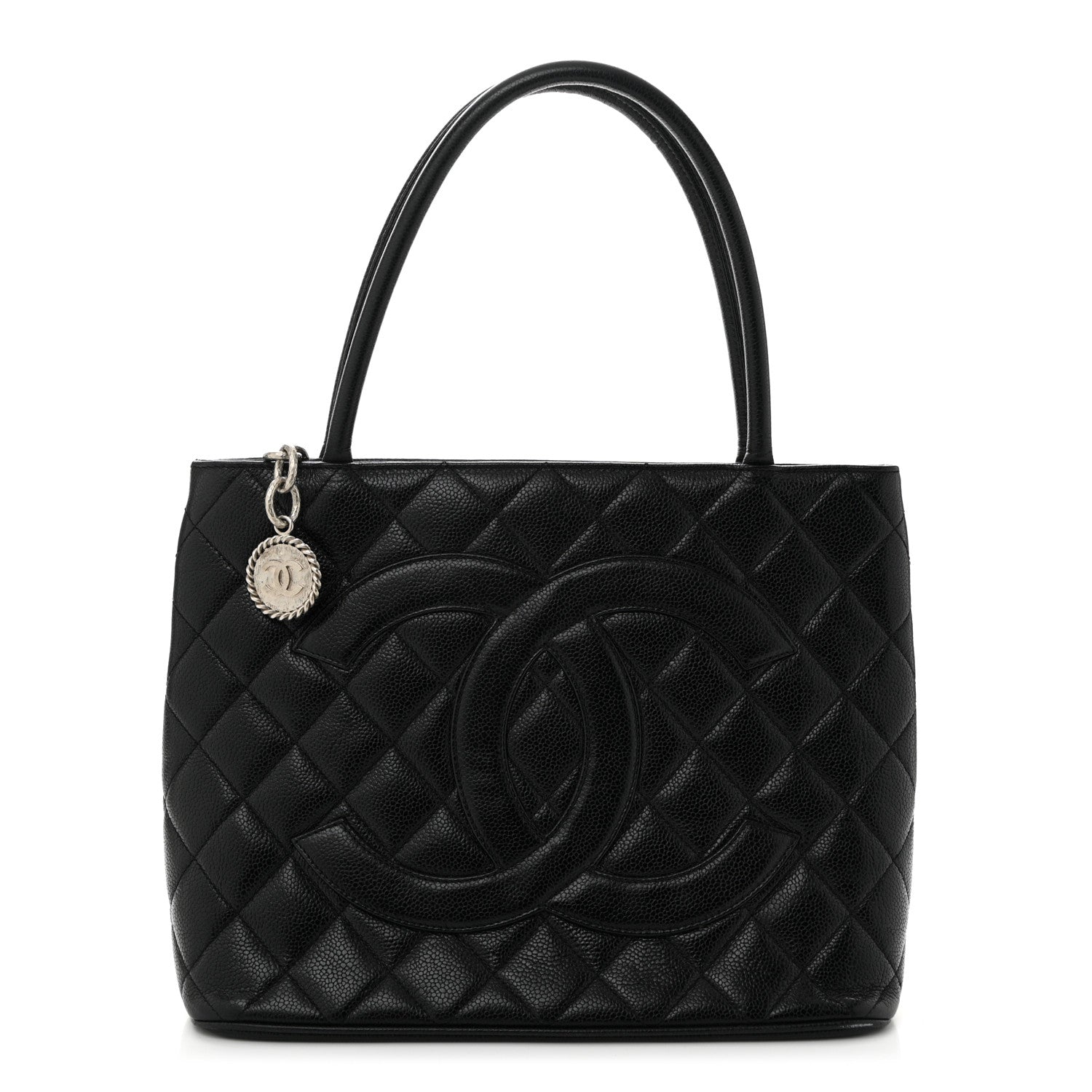 Chanel Caviar Quilted Medallion Tote Black 1 of 10