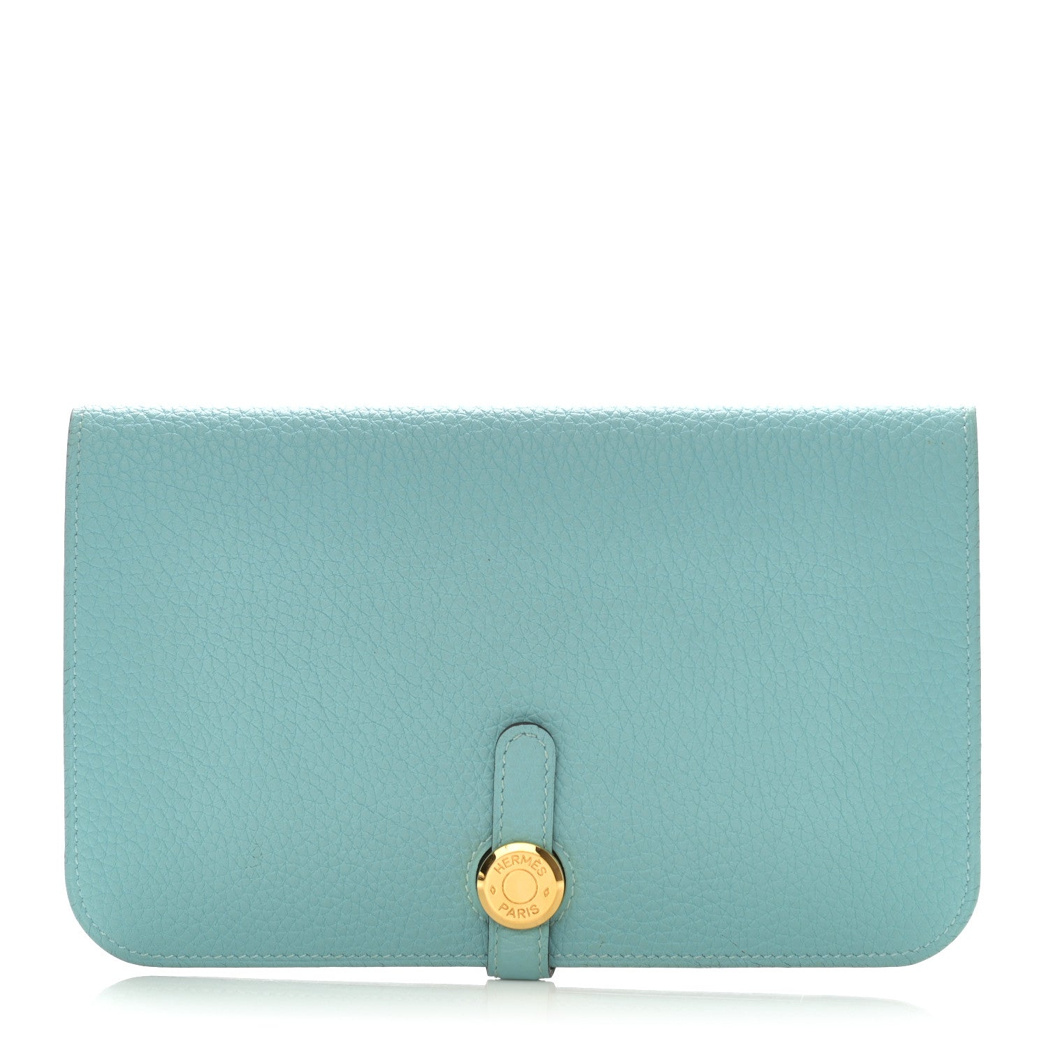 Hermes Togo Dogon Duo Wallet Bleu Atoll 1 of 8