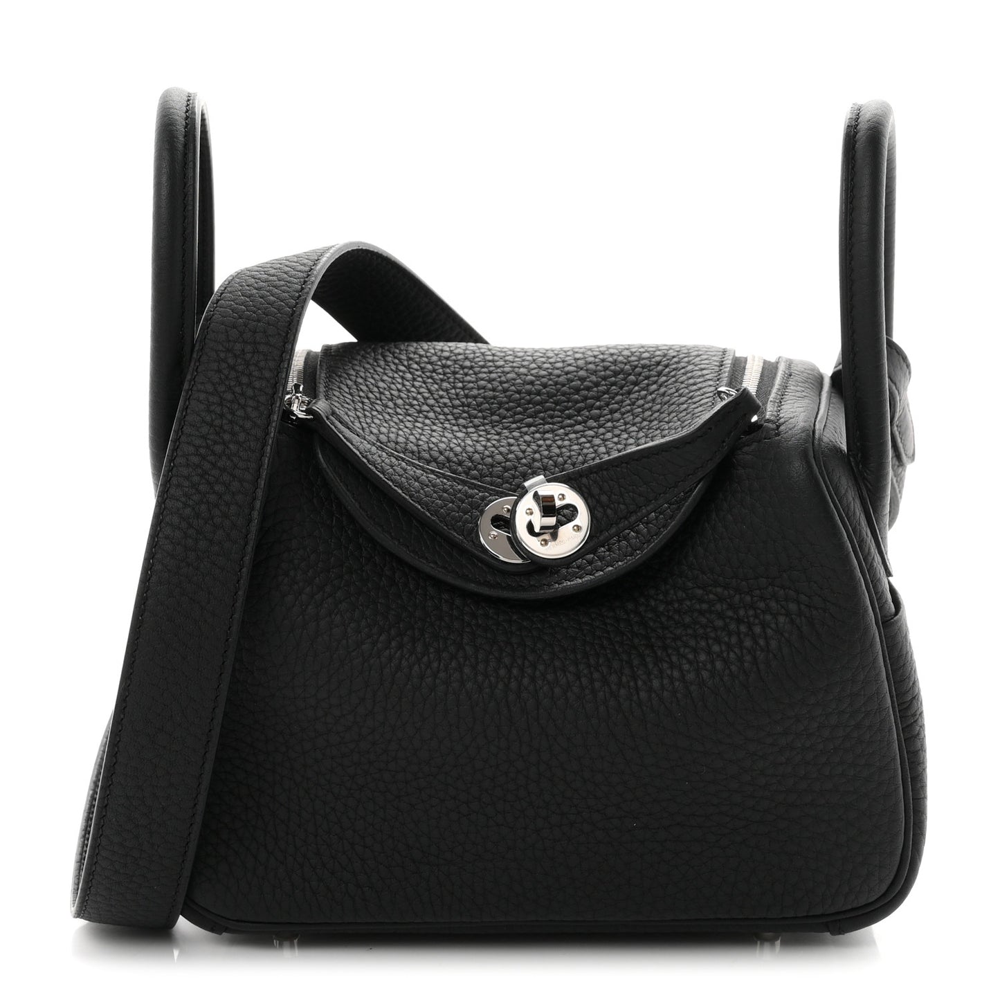 Taurillon Clemence Mini Lindy 20 Black