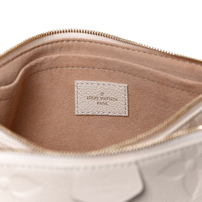 Louis Vuitton Empreinte Monogram Giant Multi Pochette Accessories Cream 6 of 12