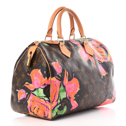 Louis Vuitton Monogram Roses Speedy 30 2 of 11