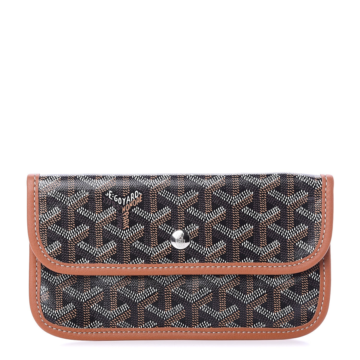 Goyard Goyardine Pouch Black Gold 1 of 5