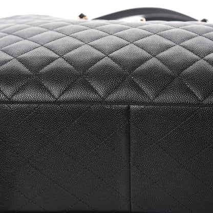 Chanel Caviar Quilted Large Classic Shopping Tote Black 10 of 12