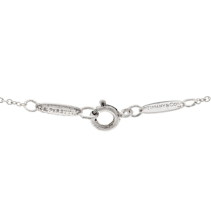 Tiffany Sterling Silver 16mm Elsa Peretti Open Heart Pendant Necklace 4 of 5