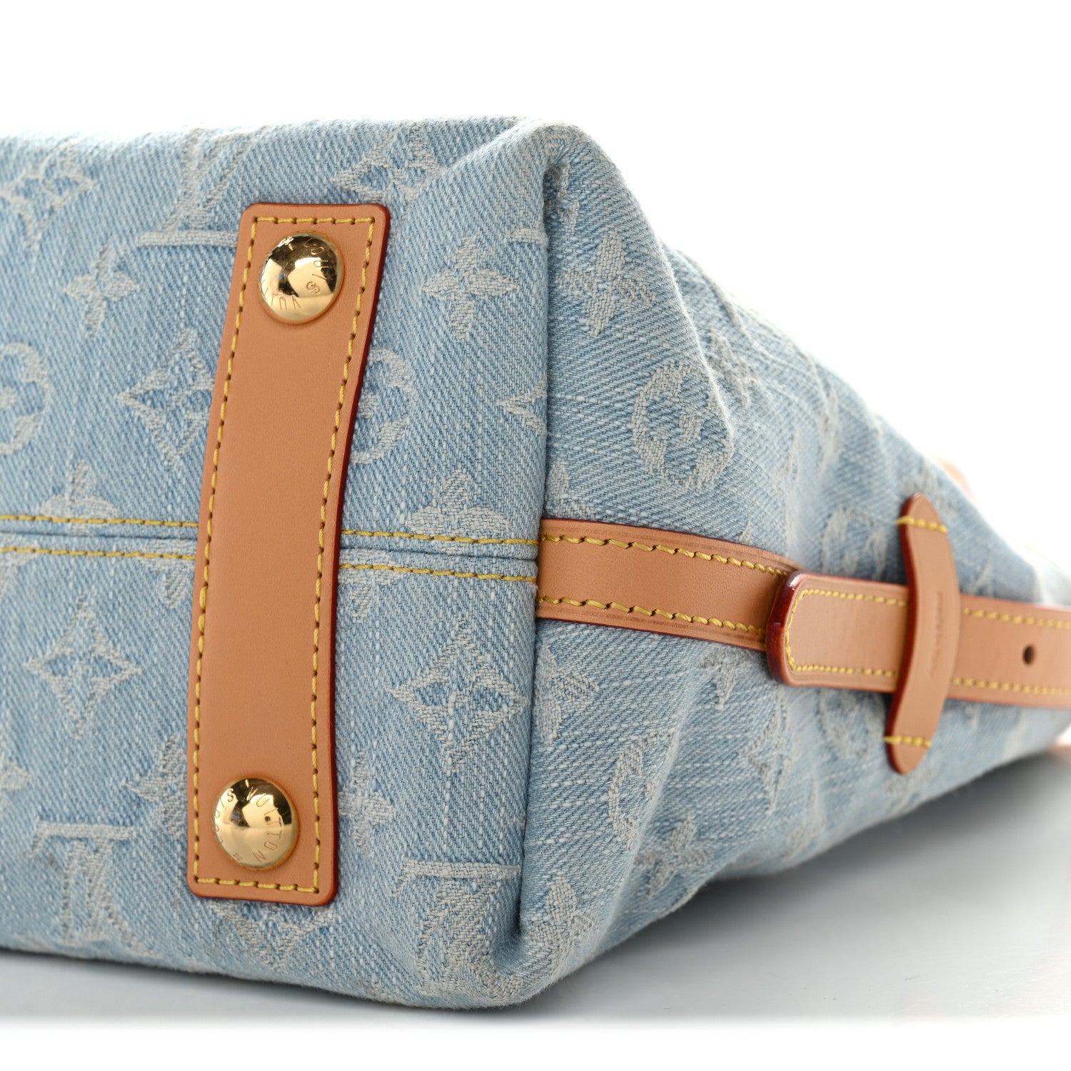 Louis Vuitton Monogram Denim CarryAll PM Sky Blue 11 of 11