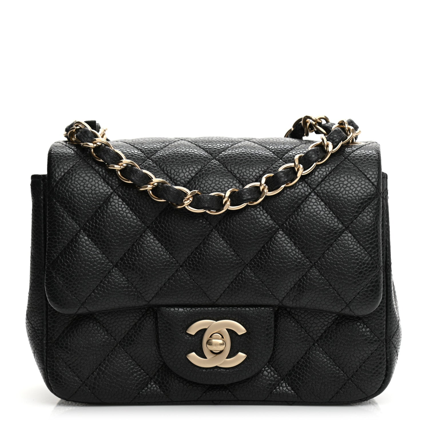 Chanel Caviar Quilted Mini Square Flap Black 1 of 8