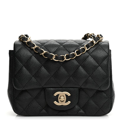 Chanel Caviar Quilted Mini Square Flap Black 1 of 8