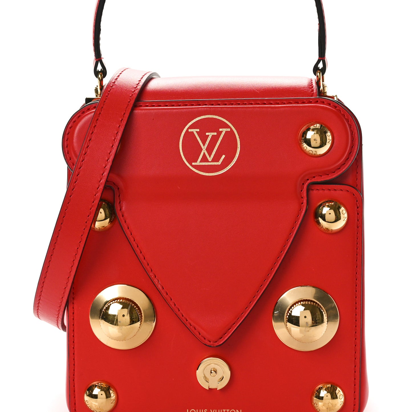 Calfskin S Lock XL Red