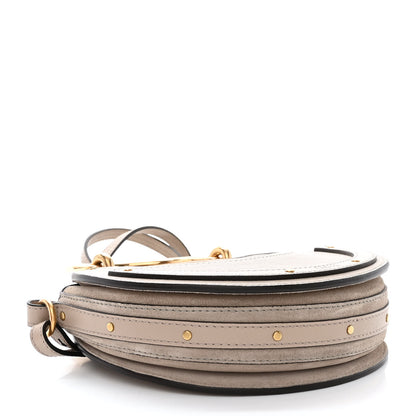 Chloe Calfskin Suede Small Pixie Bag Pastel Grey 4 of 11