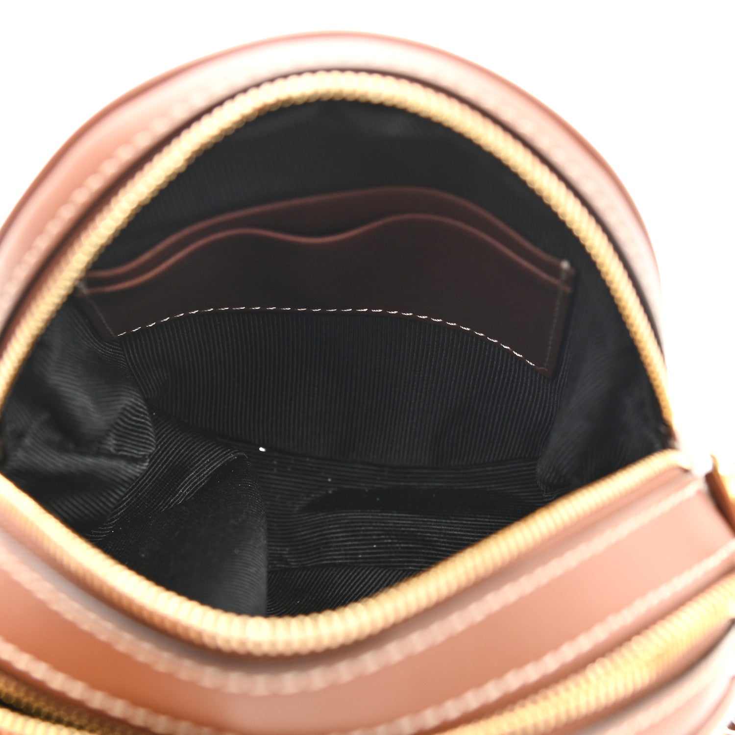 Burberry Canvas Calfskin Louise Bag Natural 6 of 11
