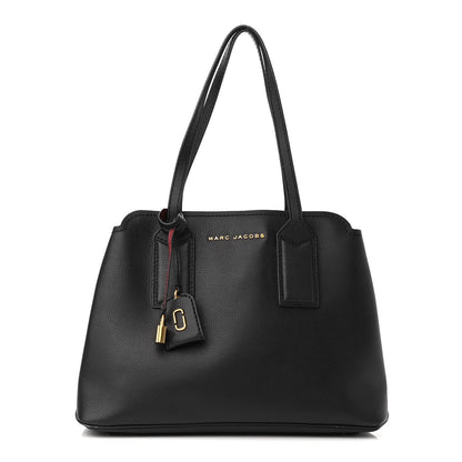 Marc Jacobs Pebbled Calfskin Editor Shopping Tote Black 1 of 11