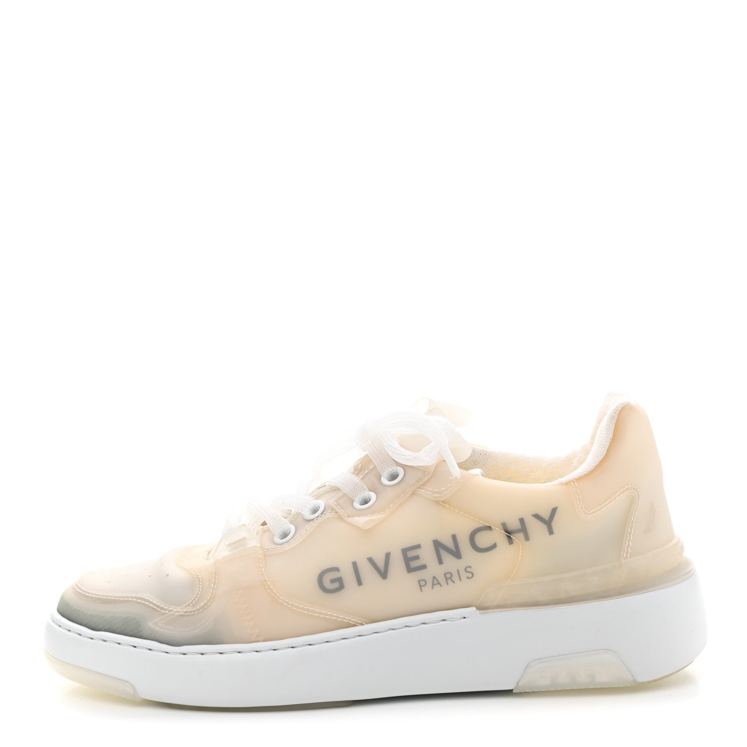 Givenchy PVC Canvas Transparent Wing Sneakers 36 White 1 of 9