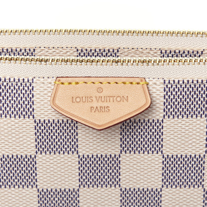Louis Vuitton Damier Azur Double Zip Pochette 10 of 10