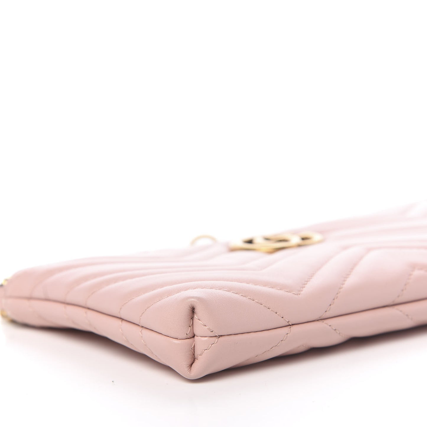Calfskin Matelasse Mini GG Marmont Chain Bag Perfect Pink