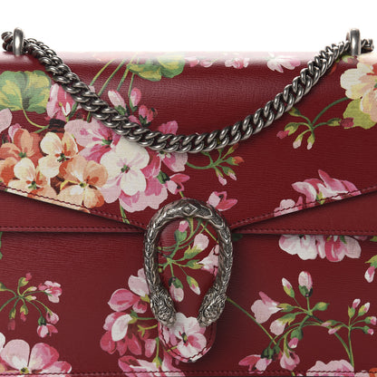 Gucci Calfskin Blooms Print Medium Dionysus Shoulder Bag Romantic Cherry Multicolor 10 of 10