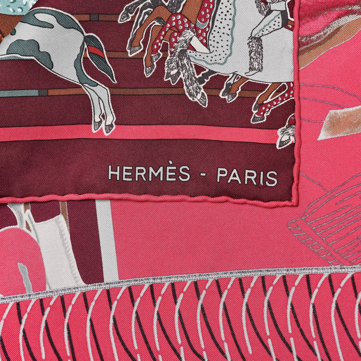 Silk Jersey Carre En Carres Scarf 90