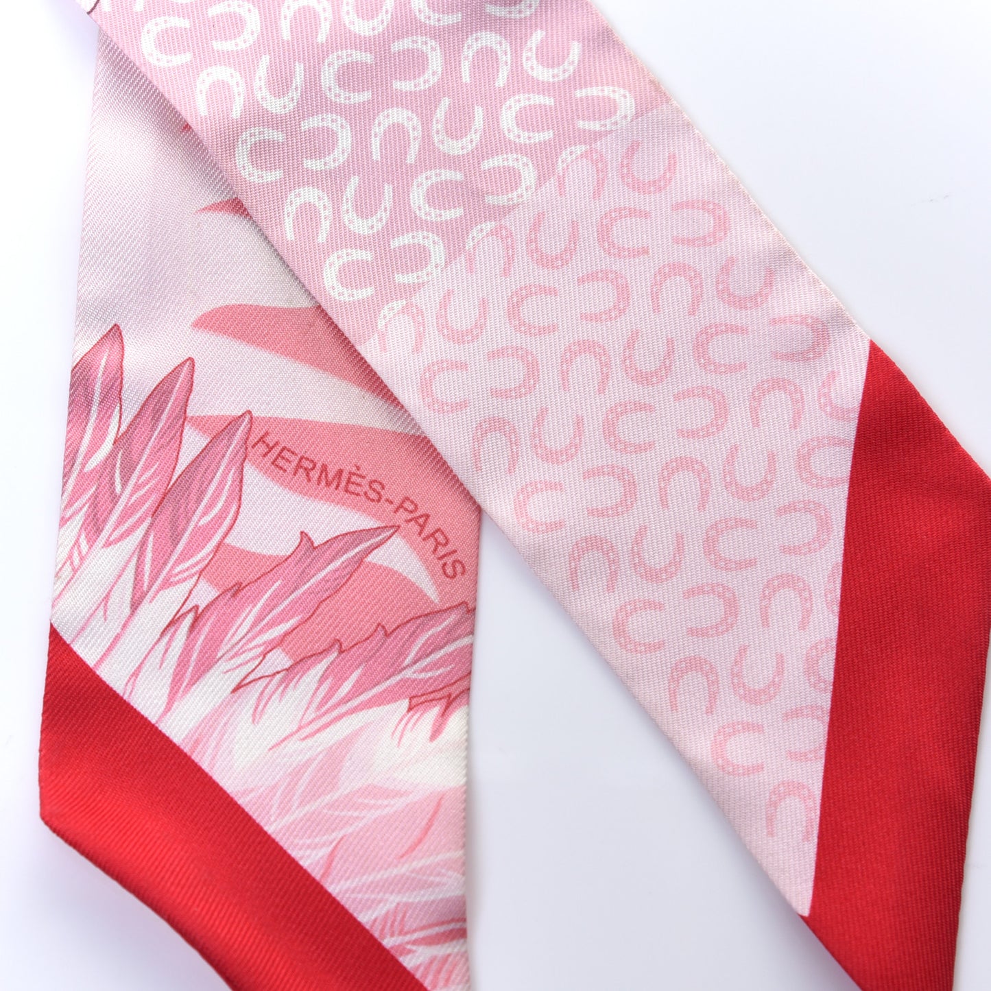 Silk Cheval Phoenix Twilly Grenadine Rose Gris