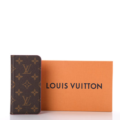 Louis Vuitton Monogram iPhone X Folio Case Rose Pop 7 of 7