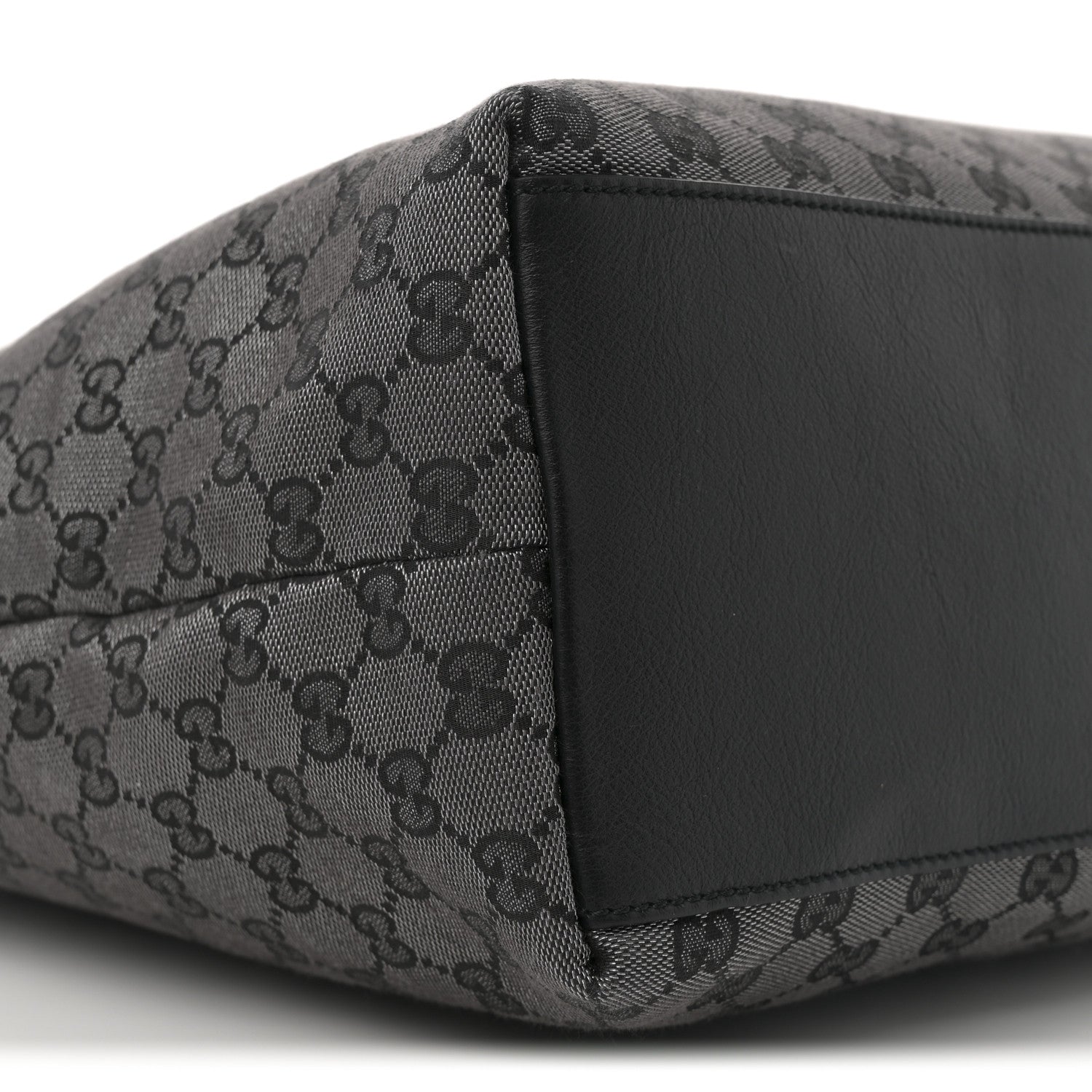 Gucci Metallic Monogram XL Shopper Black 16 of 21