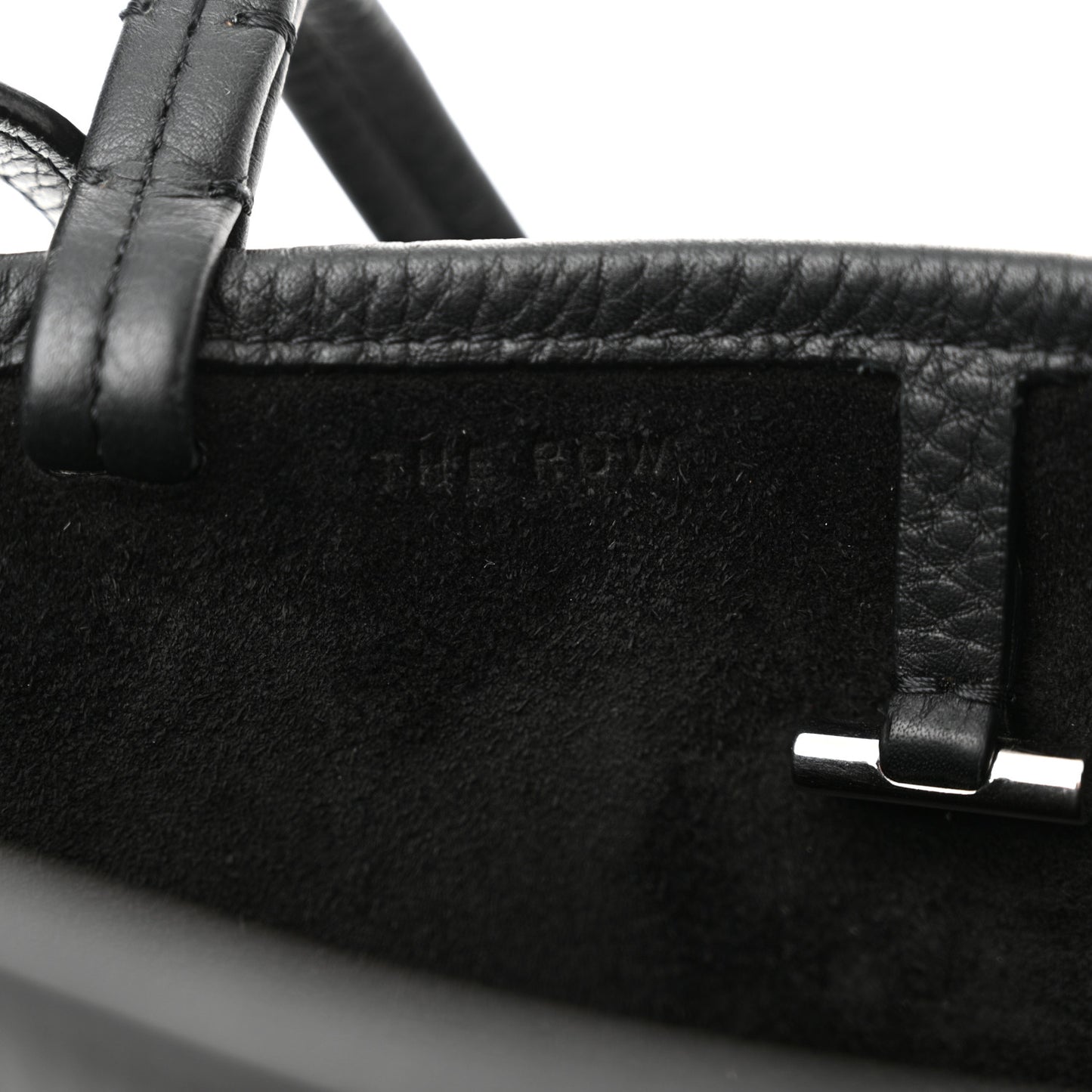 Grained Calfskin Small Park Tote Black