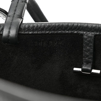 The Row Grained Calfskin Small Park Tote Black 6 of 16