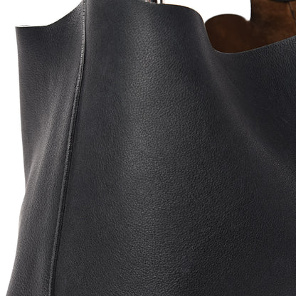 Burberry Calfskin Grommet Hobo Black 12 of 18