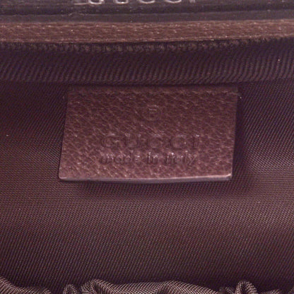 Gucci GG Supreme Monogram Textured Calfskin Web Ophidia Vanity Cosmetic Case Beige Ebony New Acero 6 of 12