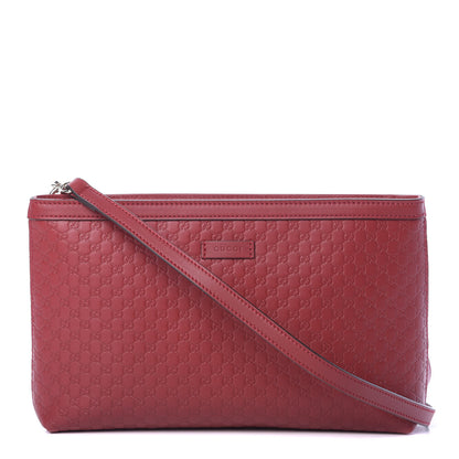 Gucci Microguccissima Flat Crossbody Red 1 of 10