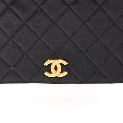 Chanel Lambskin Quilted Small Single Flap Black 14 of 15