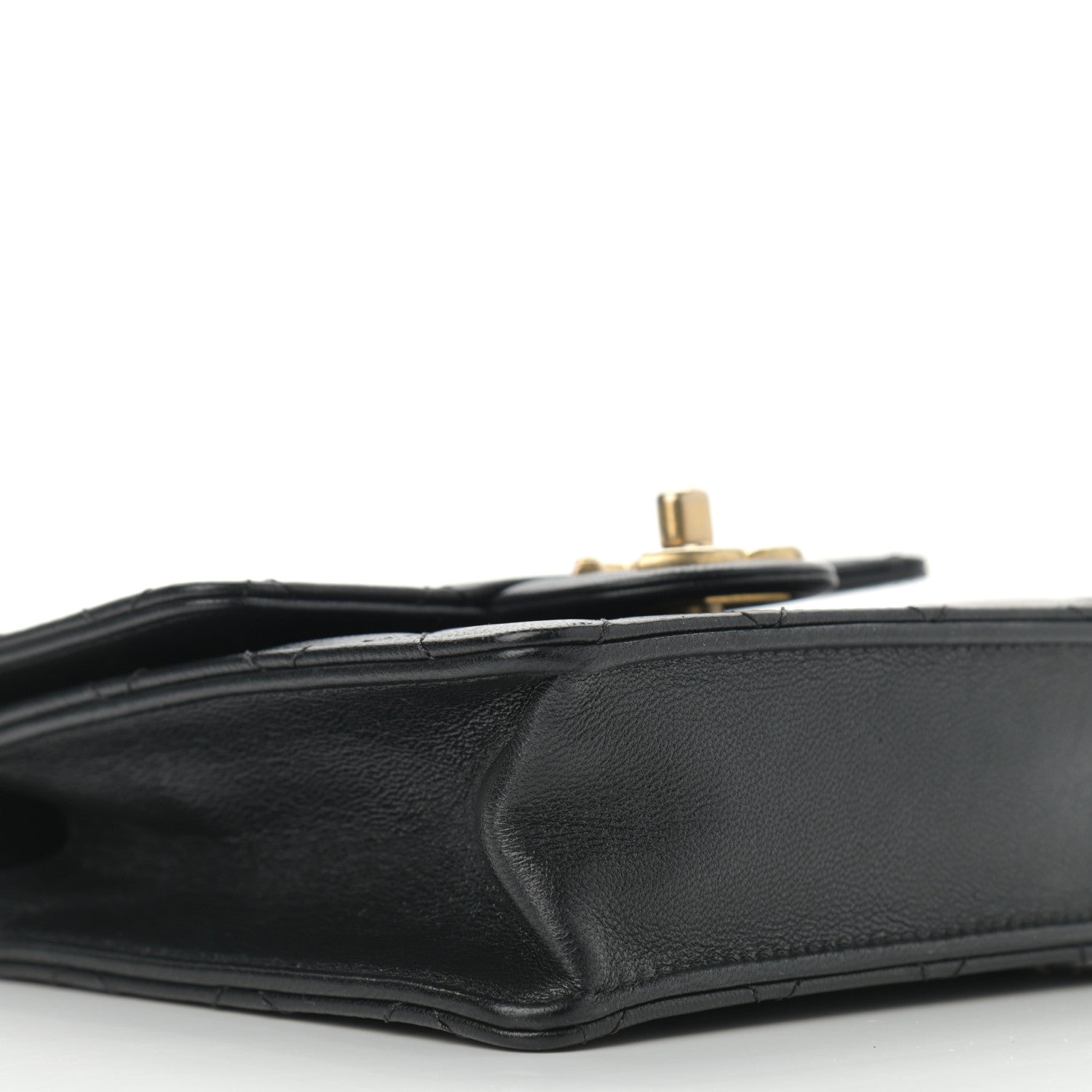 Chanel Goatskin Quilted Chic Pearls Flap Black 9 of 11