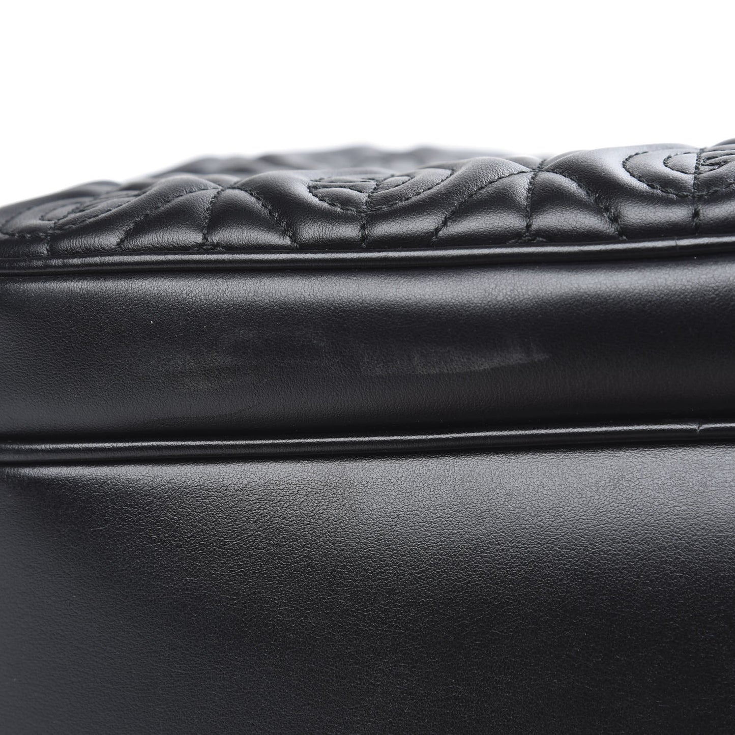 Calfskin Rhombus Backpack Black
