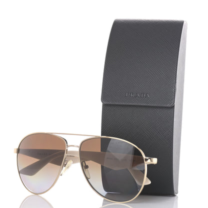 Prada Gradient Aviator Sunglasses SPR53Q White 7 of 7