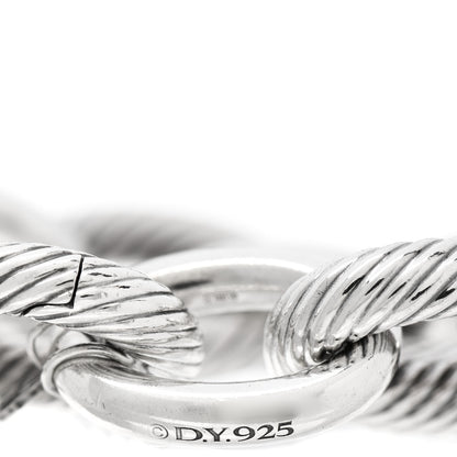 David Yurman Sterling Silver 17mm Extra Large Oval Link Bracelet 3 of 3