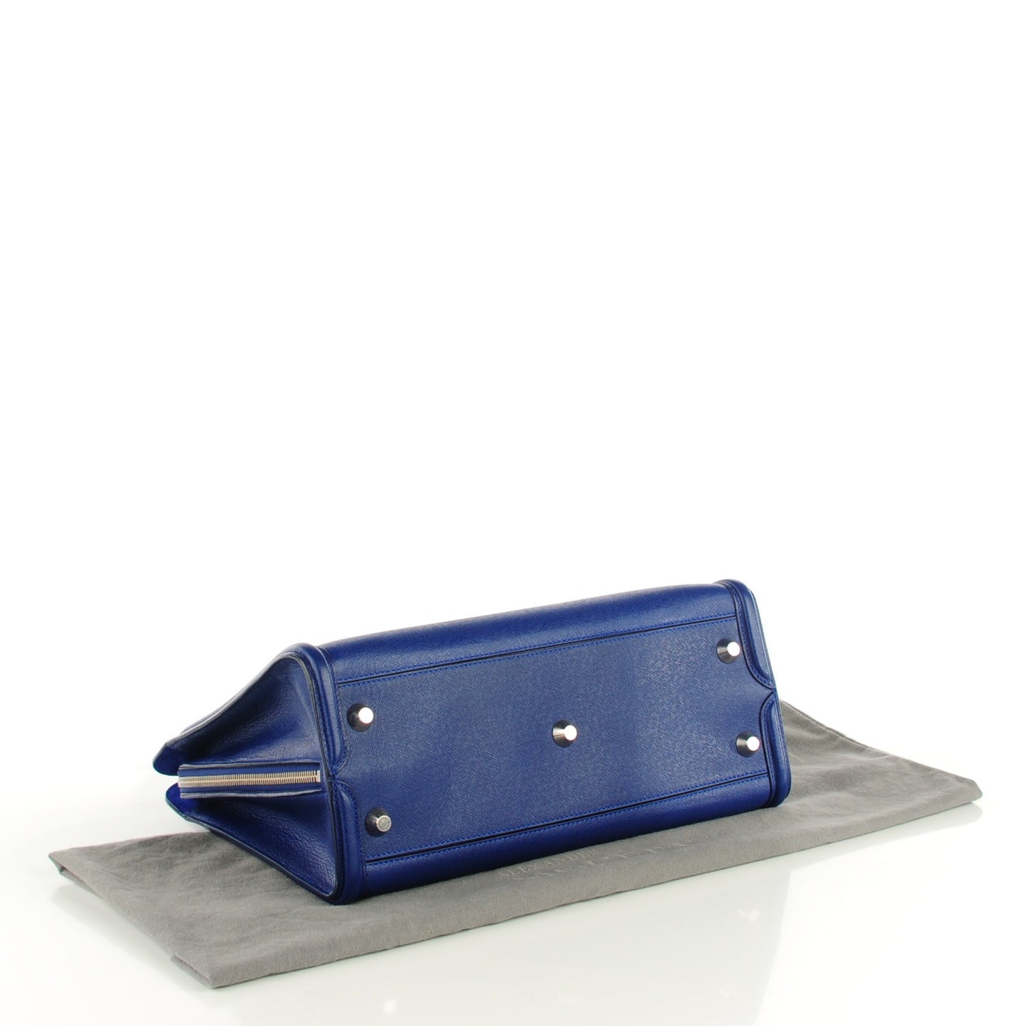Grained Calfskin Heroine Open Tote Ultramarine