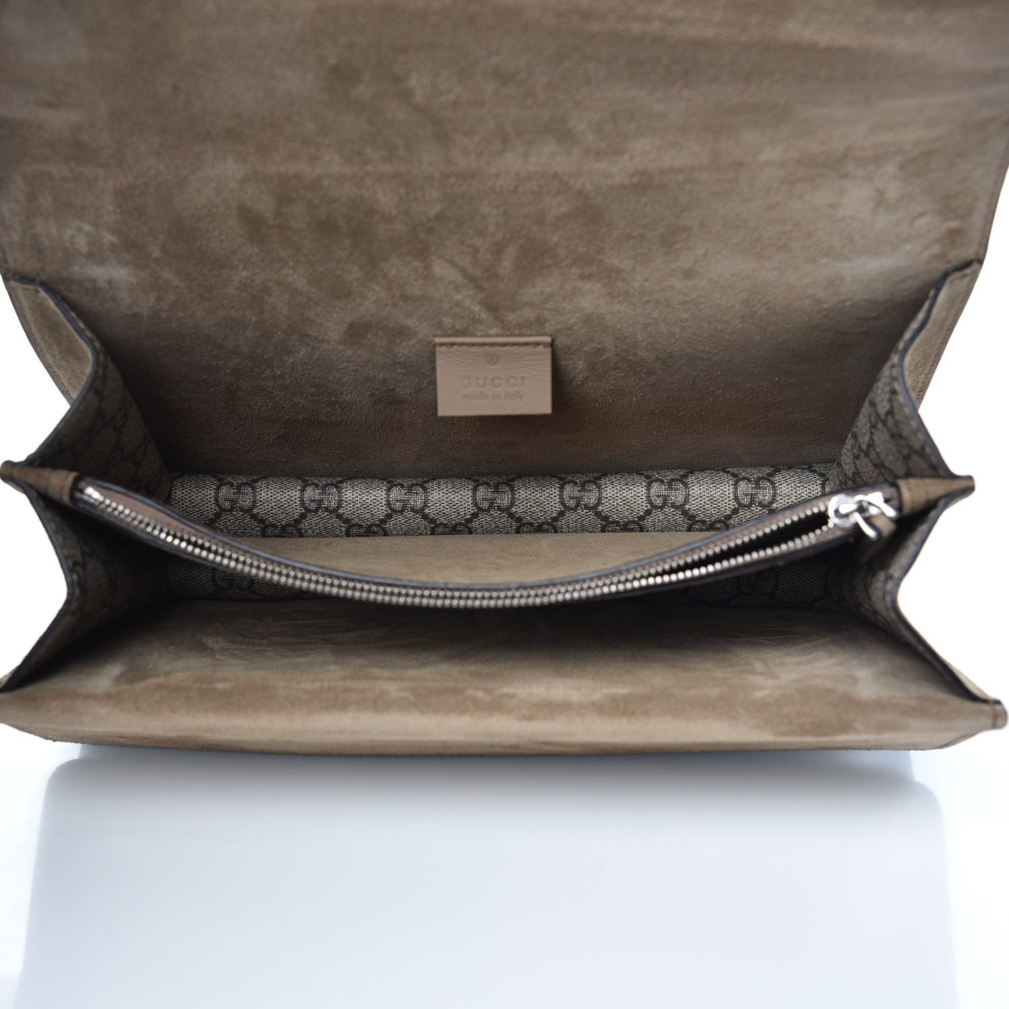 GG Supreme Monogram Small Dionysus Shoulder Bag Taupe