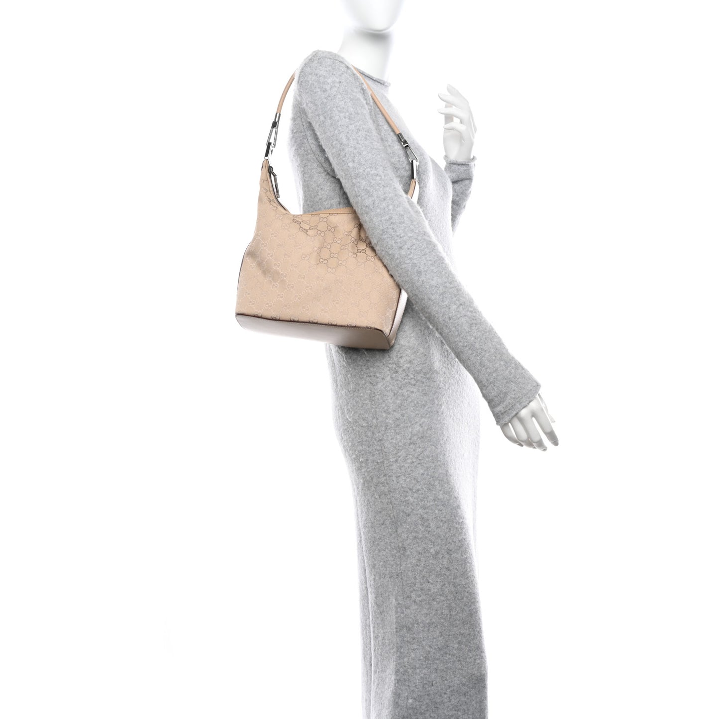 Monogram Medium Hobo Beige