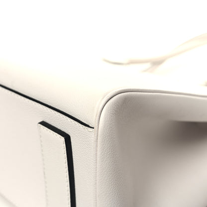 Versace Grained Calfskin La Medusa Chain Tote White 11 of 11