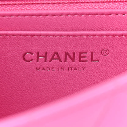 Chanel Lambskin Quilted Mini Rectangular Flap Pink 7 of 8