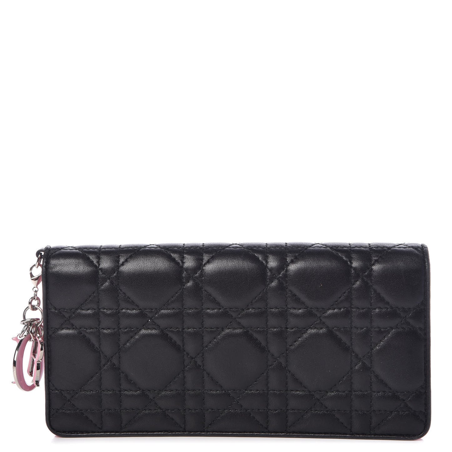 Lambskin Cannage Rendezvous Wallet Black