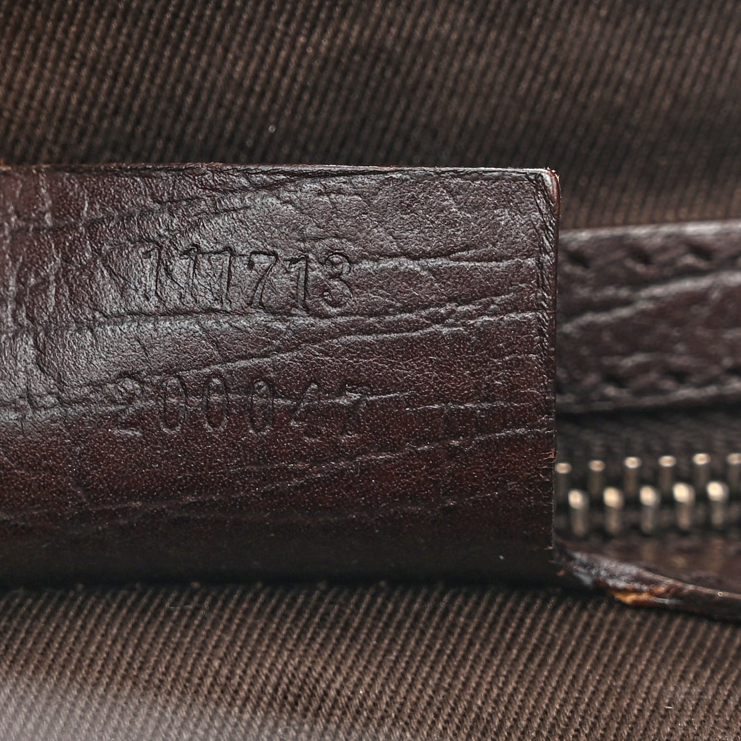 Monogram Bamboo Bullet Bag Dark Brown
